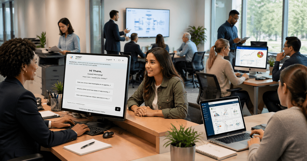 IGNA Agents provide practical AI for local government operations, supporting staff and improving resident services.